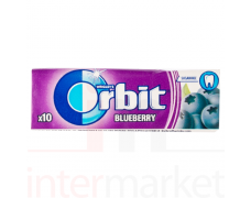 Kramtomoji guma ORBIT BLUEBERRY 10vnt.